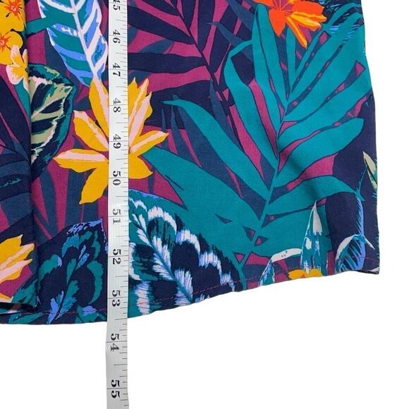 Old Navy Fuschia Tropical Print Spaghetti Strap Maxi Dress - Tall MI0102 - Picture 7 of 9